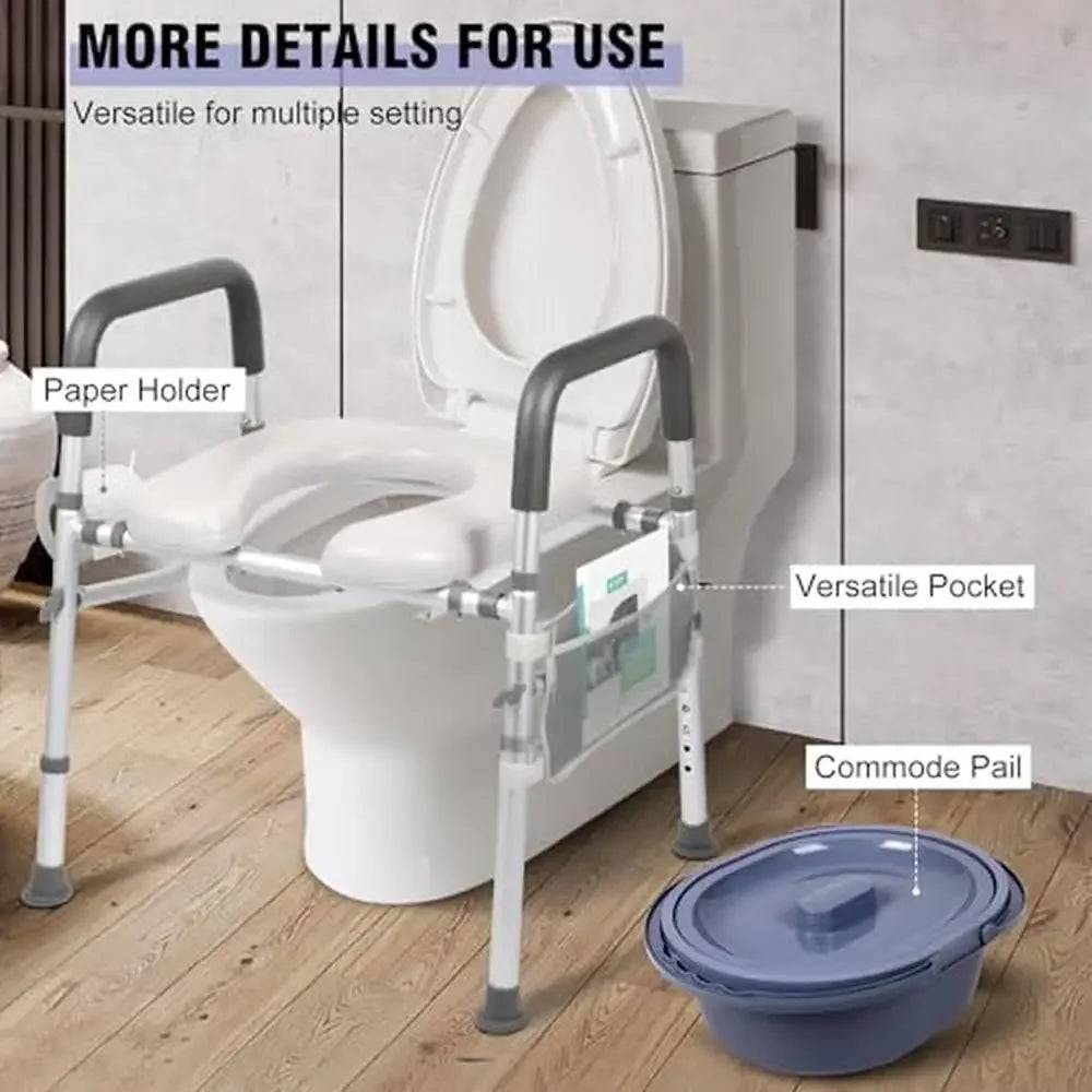 4-in-1 Adjustable Commode Chair