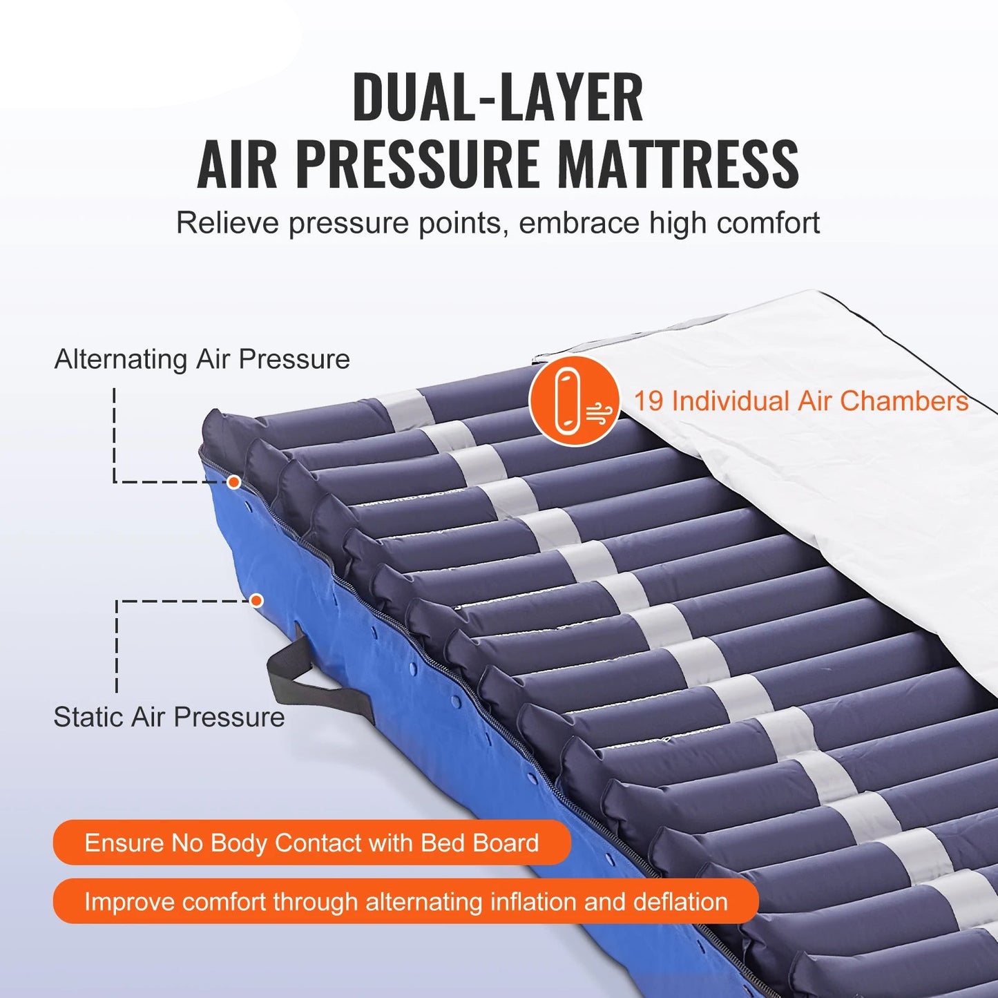 Dual-Layer Pressure Air Mattress