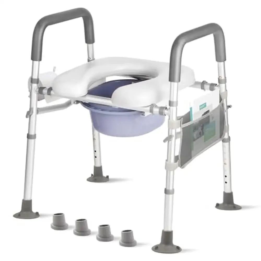 4-in-1 Adjustable Commode Chair