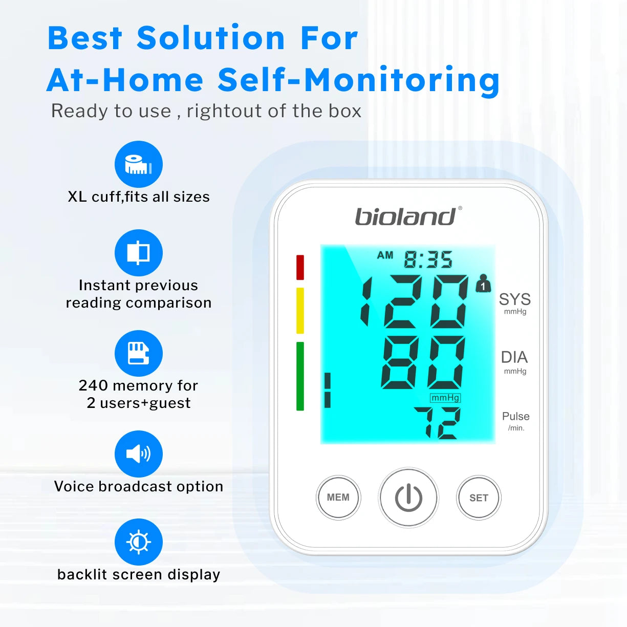 Upper Arm Blood Pressure Monitor