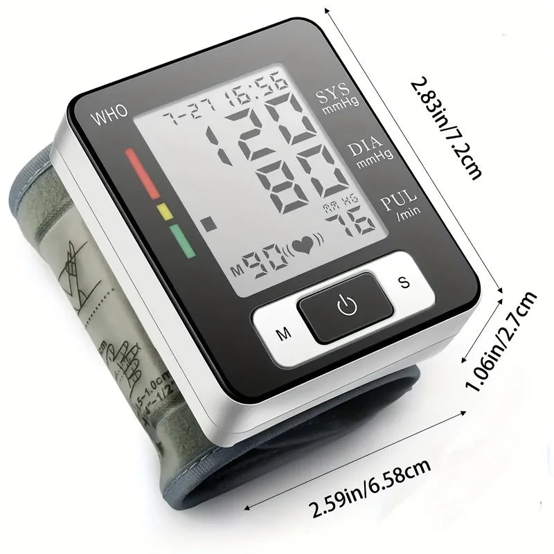 Wrist Cuff Blood Pressure Monitor
