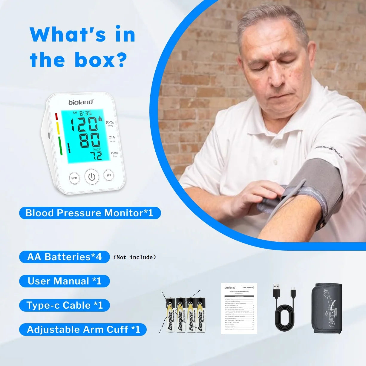 Upper Arm Blood Pressure Monitor