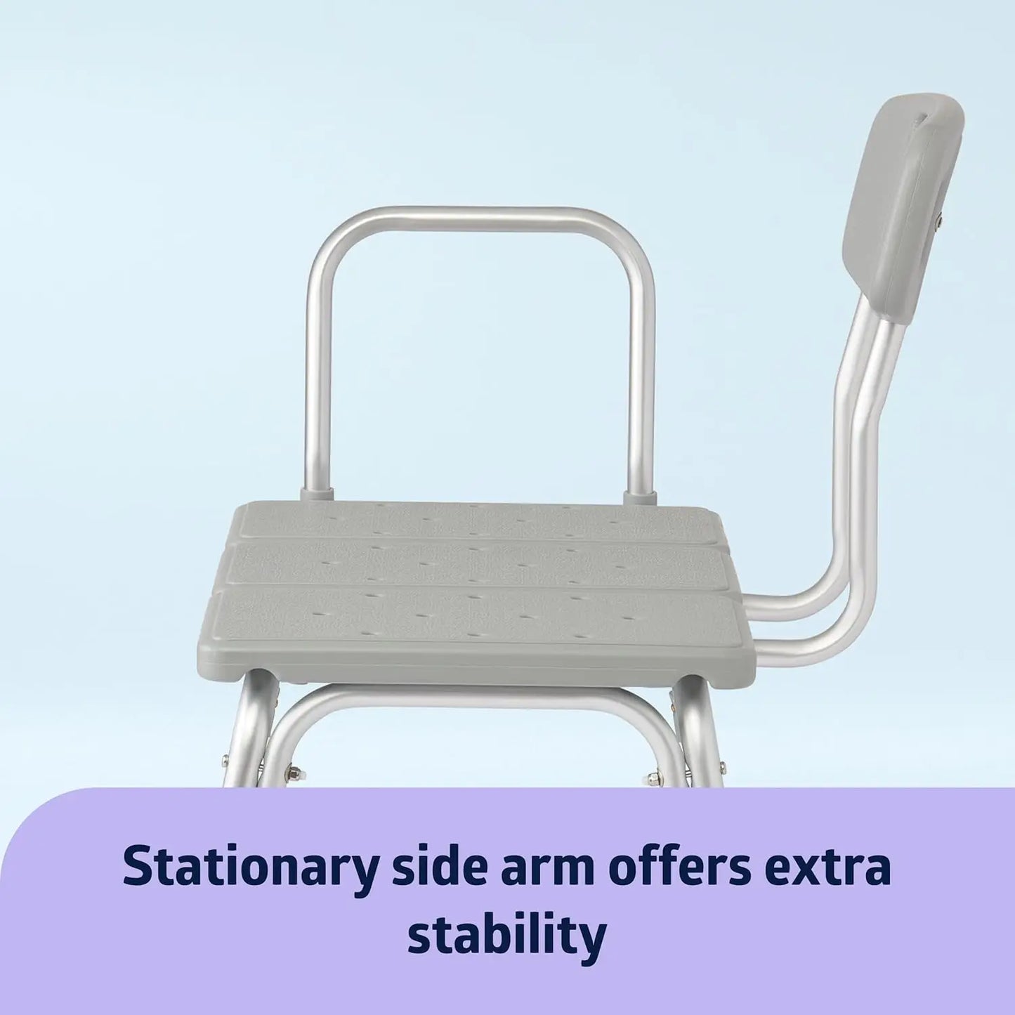 Adjustable Slip-Resistant Shower Bench
