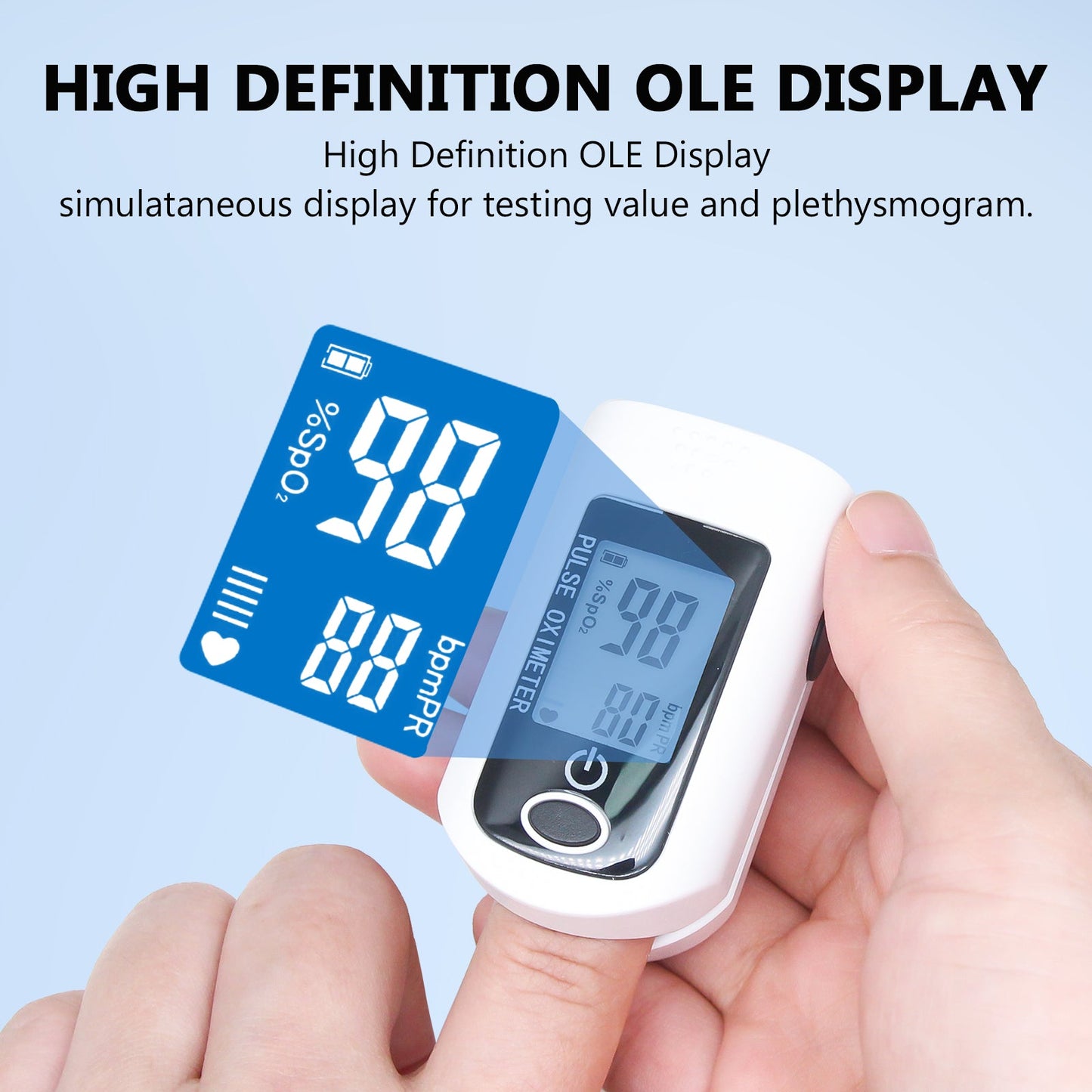 Blood Oxygen Meter SpO2 Monitor