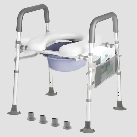 4-in-1 Adjustable Commode Chair
