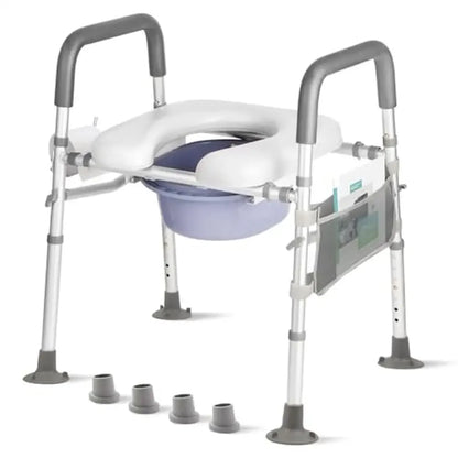4-in-1 Adjustable Commode Chair