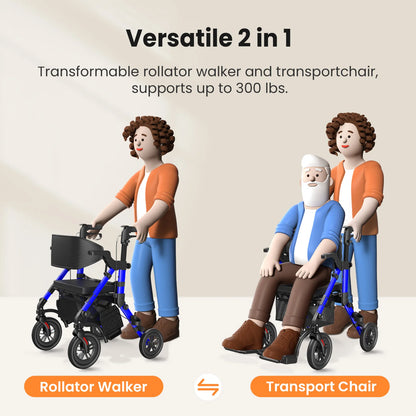 Foldable Senior Walker Chair